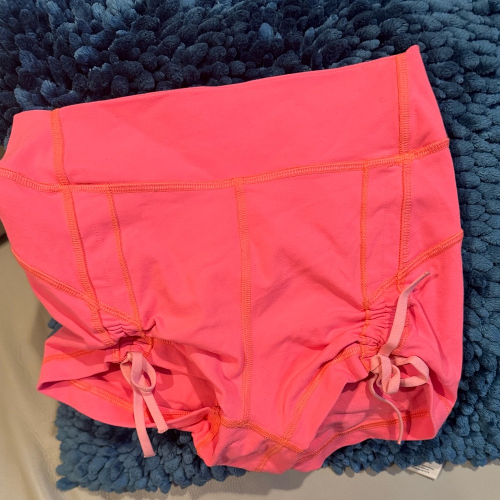 Pink High-Waisted Lulu shorts